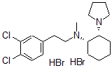 CAS#: 130693-92-4, (1S,2R)-N-[2-(3,4-Dichlorophenyl)Ethyl]-N-Methyl-2-Pyrrolidin-1-Ylcyclohexan-1-Amine Dihydrobromide