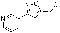 CAS#: 130775-64-3, 3-[5-(Chloromethyl)-1,2-Oxazol-3-Yl]Pyridine