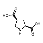 CAS 登录号：130830-77-2， (2R,4S)-2,4-吡咯烷二甲酸