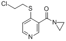 CAS 登录号：13096-21-4， 氮丙啶-1-基-[4-(2-氯乙基硫基)吡啶-3-基]甲酮