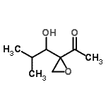CAS#: 130973-46-5, 1-[2-(1-Hydroxy-2-Methylpropyl)-2-Oxiranyl]Ethanone