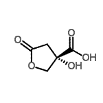 CAS#: 131001-79-1, (3S)-3-Hydroxy-5-Oxotetrahydro-3-Furancarboxylic Acid