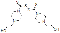 CAS 登录号:13104-02-4, 二((4-(2-羟基乙基)-1-哌嗪基)硫代羰基)二硫醚