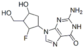 CAS#: 131043-40-8, 2-Amino-9-[(2S,3S,4R)-2-Fluoro-4-Hydroxy-3-(Hydroxymethyl)Cyclopentyl]-3H-Purin-6-One