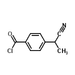 CAS#: 131048-66-3, 4-(1-Cyanoethyl)Benzoyl Chloride