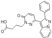 CAS 登录号：131185-37-0， 4-[6-氧代-3-(2-苯基吡唑并[1,5-a]吡啶-3-基)哒嗪-1-基]丁酸