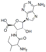 CAS#: 131206-83-2, (2S,3S,4R,5R)-3-[(2-Amino-3-Methylpentanoyl)Amino]-5-(6-Aminopurin-9-Yl)-4-Hydroxyoxolane-2-Carboxylic Acid