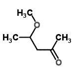 CAS 登录号：13122-52-6， 4-甲氧基-2-戊酮