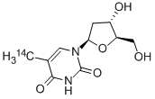 CAS#: 13123-07-4, Thymidine-alpha-14C