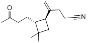 CAS#: 131468-89-8, 4-[(1S,2R)-3,3-Dimethyl-2-(3-Oxobutyl)Cyclobutyl]Pent-4-Enenitrile