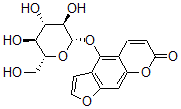 CAS#: 131623-13-7, 4-[(2S,3R,4S,5S,6R)-3,4,5-Trihydroxy-6-(Hydroxymethyl)Oxan-2-Yl]Oxyfuro[3,2-g]Chromen-7-One