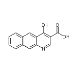 CAS#: 131776-36-8, 4-Hydroxybenzo[g]Quinoline-3-Carboxylic Acid