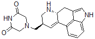 CAS 登录号：131816-89-2， 4-(9,10-二去氢麦角灵-8-基)甲基哌嗪-2,6-二酮