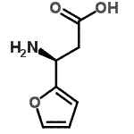 CAS 登录号：131829-49-7， (3S)-3-氨基-3-(2-呋喃基)丙酸