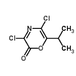 CAS 登录号：131882-00-3， 3,5-二氯-6-异丙基-2H-1,4-恶嗪-2-酮