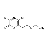 CAS#: 131882-07-0, 3,5-Dichloro-6-(2-Ethoxyethyl)-2H-1,4-Oxazin-2-One