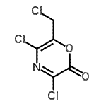 CAS 登录号：131882-08-1， 3,5-二氯-6-(氯甲基)-2H-1,4-恶嗪-2-酮