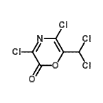 CAS 登录号：131882-09-2， 3,5-二氯-6-(二氯甲基)-2H-1,4-恶嗪-2-酮