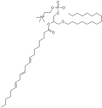 CAS#: 131907-73-8, 3-(Hexadecyloxy)-2-[(8E,11E,14E)-8,11,14-Icosatrienoyloxy]Propyl 2-(Trimethylammonio)Ethyl Phosphate