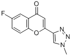CAS#: 131924-42-0, 6-Fluoro-2-(1-Methyltriazol-4-Yl)Chromen-4-One