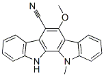 CAS#: 131926-77-7, 6-Cyano-5-Methoxy-12-Methylindolo(2,3-a)Carbazole