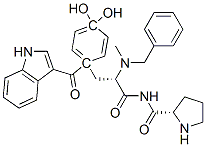 CAS#: 131948-41-9, (2S)-N-[(2S)-3-[4,4-Dihydroxy-1-(1H-Indole-3-Carbonyl)-1-Cyclohex-2-Enyl]-2-(Methyl-(Phenylmethyl)Amino)Propanoyl]Pyrrolidine-2-Carboxamide