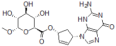 CAS#: 131956-47-3, [(1R,4S)-4-(2-Amino-6-Oxo-3H-Purin-9-Yl)-1-Cyclopent-2-Enyl] (2S,3S,4S,5R,6S)-3,4,5-Trihydroxy-6-Methoxyoxane-2-Carboxylate