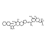 CAS#: 131959-12-1, 3-{5-Hydroxy-8-[(3E)-4-{8'-hydroxy-6'-[1-hydroxy-3-(9-methyl-1-oxaspiro[5.5]undec-8-yl)butyl]-7'-methyleneoctahydro-3H,3'H-spiro[furan-2,2'-pyrano[3,2-b]pyran]-5-yl}-3-buten-2-yl]-10-methyl-1,4,7-trioxaspiro[5.5]undec-10-en-2-yl}-2-methyl-1,2-propanediol