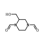 CAS#: 131965-78-1, 2-(Hydroxymethyl)-1,4-Piperazinedicarbaldehyde