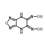CAS 登录号：132029-06-2， (6E)-N,N'-二羟基[1,2,5]恶二唑并[3,4-b]吡嗪-5,6-二胺