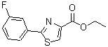 CAS#: 132089-37-3, Ethyl 2-(3-Fluorophenyl)-1,3-Thiazole-4-Carboxylate