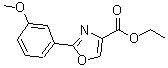 CAS 登录号：132089-44-2， 2-(3-甲氧基苯基)-1,3-恶唑-4-羧酸乙酯