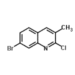 CAS#: 132118-47-9, 7-Bromo-2-Chloro-3-Methylquinoline
