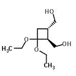 CAS 登录号：132294-14-5， [(1S,2S)-3,3-二乙氧基-1,2-环丁烷二基]二甲醇