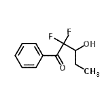 CAS 登录号：132365-90-3， 2,2-二氟-3-羟基-1-苯基-1-戊酮
