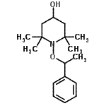 CAS 登录号：132416-36-5， 2,2,6,6-四甲基-1-(1-苯基乙氧基)-4-哌啶醇