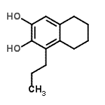 CAS#: 132494-78-1, 1-Propyl-5,6,7,8-Tetrahydro-2,3-Naphthalenediol