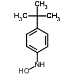 CAS#: 13252-73-8, N-Hydroxy-4-(2-Methyl-2-Propanyl)Aniline