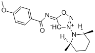 CAS#: 132722-74-8, N-[3-[(2S,6R)-2,6-Dimethylpiperidin-1-Yl]Oxadiazol-3-Ium-5-Yl]-4-Methoxybenzenecarboximidate