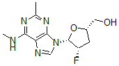 CAS#: 132722-92-0, [(2S,4S,5R)-4-Fluoro-5-(2-Methyl-6-Methylaminopurin-9-Yl)Oxolan-2-Yl]Methanol