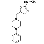 CAS#: 132786-16-4, N-Methyl-5-[(4-Phenyl-1-Piperazinyl)Methyl]-4,5-Dihydro-1,3-Oxazol-2-Amine