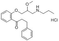 CAS#: 132798-30-2, 1-[2-(2-Methoxy-3-Propylaminopropoxy)Phenyl]-3-Phenylpropan-1-One Hydrochloride
