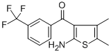 CAS#: 132861-87-1, (2-Amino-4,5-Dimethylthiophen-3-Yl)-[3-(Trifluoromethyl)Phenyl]Methanone