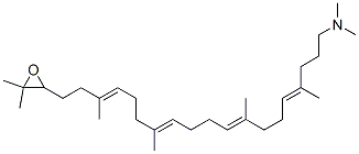 CAS#: 132905-42-1, (4E,8E,12E,16E)-19-(3,3-Dimethyloxiran-2-Yl)-N,N,4,8,13,17-Hexamethylnonadeca-4,8,12,16-Tetraen-1-Amine