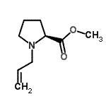 CAS 登录号：132910-67-9， 甲基1-烯丙基-L-脯氨酸酯