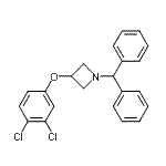 CAS#: 132924-44-8, 3-(3,4-Dichlorophenoxy)-1-(Diphenylmethyl)Azetidine