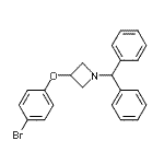 CAS 登录号：132924-50-6， 3-(4-溴苯氧基)-1-(二苯基甲基)吖丁啶