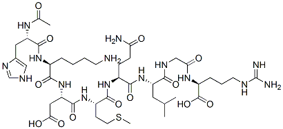 CAS#: 133009-93-5, Acetylhistidyl-lysyl-aspartyl-methionyl-glutaminyl-leucyl-glycyl-arginine