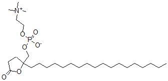 CAS#: 133019-97-3, (2-Octadecyl-5-Oxooxolan-2-Yl)Methyl 2-Trimethylazaniumylethyl Phosphate