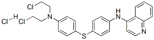 CAS#: 133041-55-1, N-[4-[4-[Bis(2-Chloroethyl)Amino]Phenyl]Sulfanylphenyl]Quinolin-4-Amine Hydrochloride
